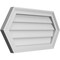Ekena Millwork Half Round Surface Mount PVC Gable Vent w/ 2"W x 1-1/2"P Brickmould Frame, 28"W x 14"H GVPHR28X1402SN - alternate 3